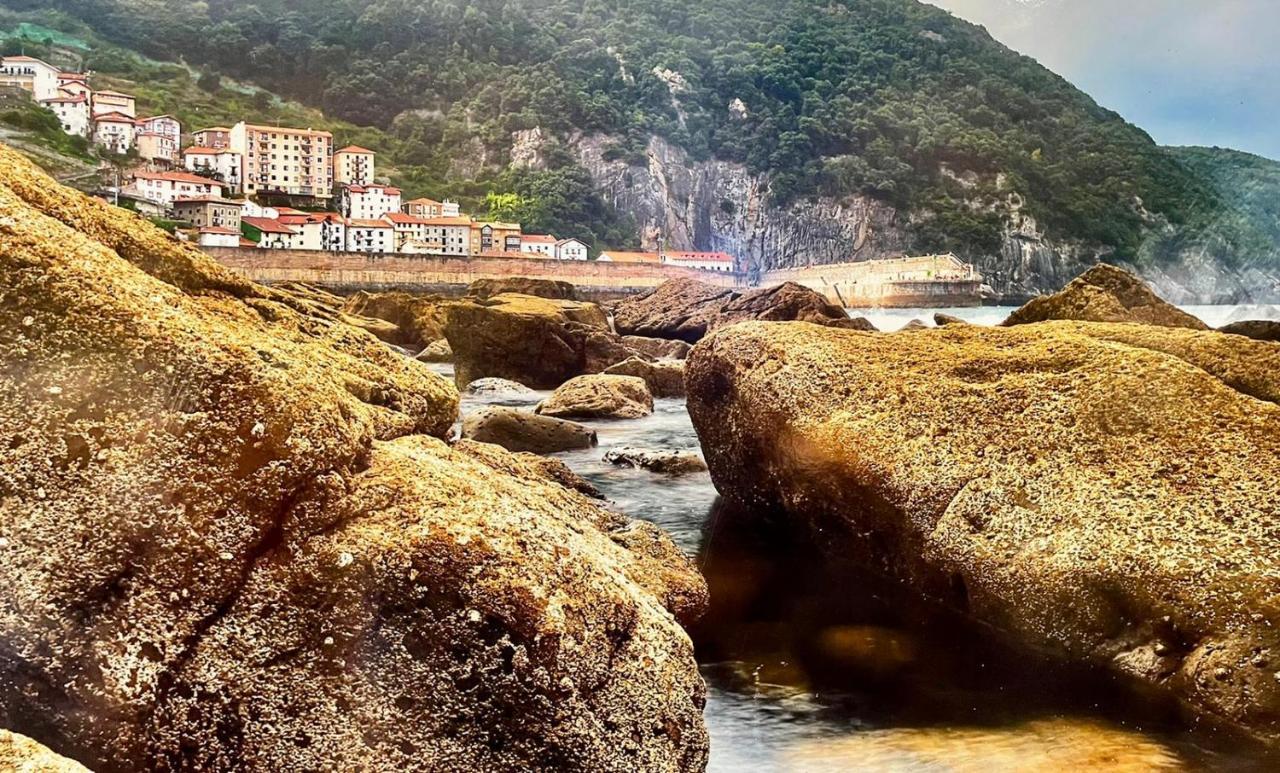 Precioso Apartamento En El Puerto De Elantxobe Exteriör bild
